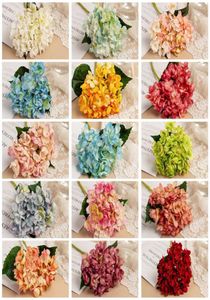 Artificial Flowers Blue Pink White Red Hydrangea Silk Flowers with Stem for Wedding Home Party Shop Baby Shower Decor8174532