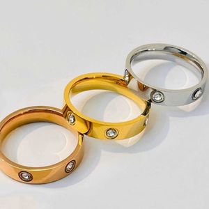 Love Design Sense Versprechen Ring 5mm Damen Ring Temperament Accessoire Paar
