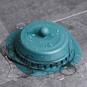 Set Floor Drain Cover Strainer Kitchen Sink Filter Shower Drain Hair Catcher Stopper Deodorant AntiClogging Bathroom Accessories