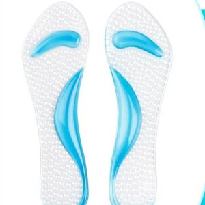 Nya ortopediska silikoninsulor Höga klackar Fotkudde båge Supportskor Kuddar Transparent antislip Massage Metatarsal CushionFor Arch Support Shoe Pads