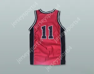 Nome NAY Custom Mens Youth/Kids UNLV 11 Red Basketball Jersey Top Top S-6xl