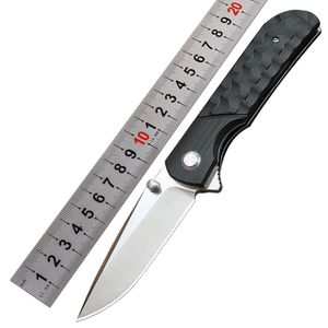 Utomhus fällkniv 9CR18MOV BLADE G10 HANTERA EDC Tool Självförsvar Taktiska knivar Campingverktyg