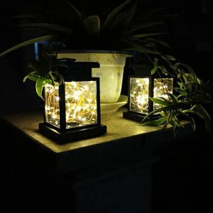 Decorazioni luci a ciondolo solare luci decorazioni luci di muratore lenterne solari lanterne a led da giardino luci decorative da campeggio