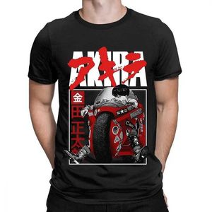 Men's T-Shirts Akira Anime Graphic T Shirts Japan Vintage Manga Tops Women Men Harajuku Fashion O-Neck T Summer Strtwear Casual Tops T T240425