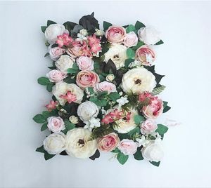 4060cm Luxury customize silk hydragea artificial flower wall panel grass base DIY backdrop wedding arch decor flower wall art T209567233