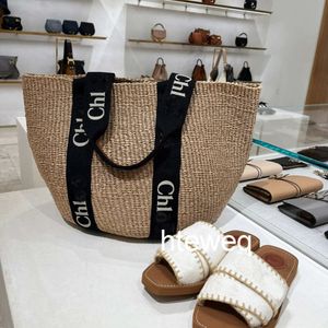 Designerskie torby plażowe luksusowe torba na letnią swobodną słomę dużej pojemności torebki damskie Wysoka jakość zakupów torebki mody torebki