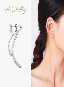 Ear Cuff Ailmay 925 Sterling Silver Clip ring Fashionc Advanced Non Pierced rings For Women Girls Party Accessories Jewelry 2211076662978