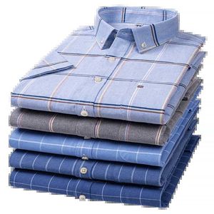 Polos maschile uomini camicie casual camicie in cotone floreale stampa quattro stagioni quotidianamente usa abiti comodi uomini d'affari eleganti camicie abiti eleganti nuove t240425