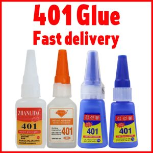 Accessories 110p Strong Transparent 401 Glue Soft Shoes Manicure Repair Metal Plastic Accessories MultiFunctional Adhesive Super Glue 20g