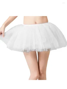 Юбки сексуальная клуба танцевальная сетка мини -плиссированная юбка летняя высокая талия короткие дни