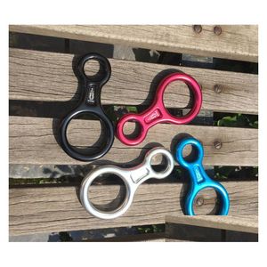 Outdoor Gadgets Climbing Carabiner Slow Down Eight Rings Rock Equipment Supplies 8 Style Ring Protector Dhs Drop Delivery Sports Out Dhgit