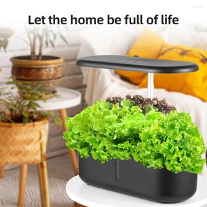 Grow Lights Plant Light For Indoor Plants Fruit/Vegetable Mode Touchscreen 24W Full Spectrum 104LED Desk Colorful With Water Pump