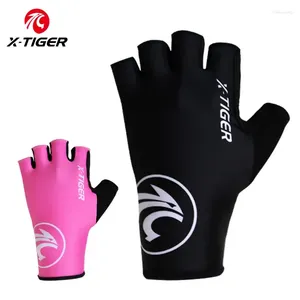 Cycling Gloves X-TIGER Anti-slip Half Finger Men Women Anti-sweat Sports Riding Anti- MTB Bike Glove