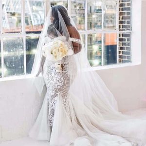 The Shoulder 2020 Plus Size Dresses Off Lace Applique Ruffles Custom Made Chapel Train Wedding Gown Vestido De Novia