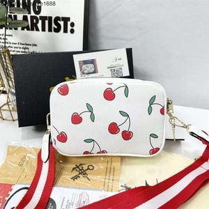 Designer High Quality 75% Discount Wholesale 2024 New Fashion One Shoulder Crossbody Handbag Spring Camera Bag Mini Cherry