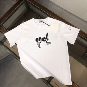 男性用の夏のTシャツTOPSレタープリントTシャツメンズレディーススリーブティーポロスサイズ半袖で印刷ダブルコットンB14