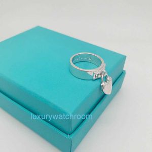 Women Band Tiifeniy Ring Jewelry High of light luxury simple love ring jewelry TAG CNC word printed student