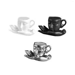 Canecas 3D Mesa de caneca humana Arts Novidades Espresso 260ml CAFÉ CERAMIC