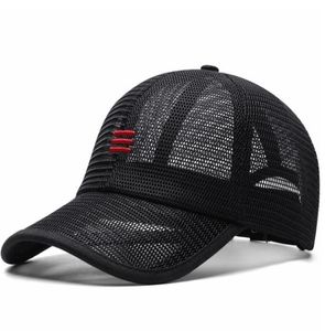 Drop Summer Full Mesh Cap Baseball Cap Oversize Sport Sun Hat Men Kobiety duże ciężarówki Caps 5660 cm 6065 cm 2204278105495