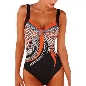 Costumi da bagno femminile da bagno con un pezzo da nuoto abito da nuoto per donna body body stampato abbigliamento da bagno femminile abbigliamento da spiaggia con cuscinetto