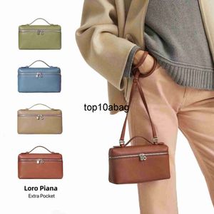 Loro Designer Fashion Extra Pocket L19 Mini Bag Womens Mens Mens Luxury Lustine Leather Camera Сумки сумки для сумочки поперечная сумка для кузова.