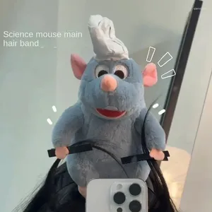 Party Supplies Ratatouille Head Band Mouse Hair Grab Bangs huvudbonadklipp för att göra en rolig kockhatt