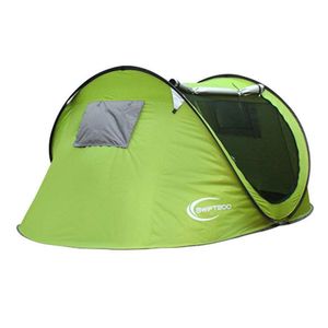 Zelte und Schutzhütten Strandzelt im Freien Sommerkamera für 2-3 Personen Doppel Aluminiumstange gegen DHS Fast Drop Lieferung Sport Wanderung Dhii0