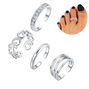 AMOR ANNIE 4PCS SUMPLEIRA PRAIA DE PRAIA AJUSTÁVEL AJUSTÁVEL ANEL RING RINGS ABELO DE ABELOS DE PARA MUNHAS GIRLS DIGH PARTIMENTO DO RING DO RING 240426