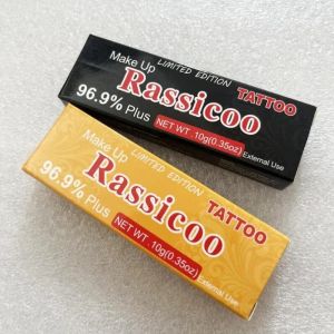 Tillbehör Nytt original 96,9% Rossicoo Tattoo Cream Innan operation Semi Permanent Makeup Beauty Body Eyebrow Lips Finer 10g