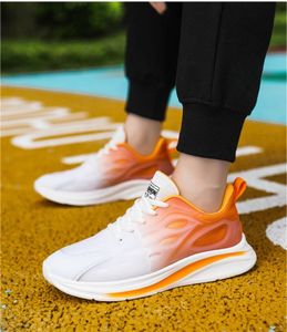 2024 Summer Fashion Breathable Mesh Casual Shoes Student Trend Lightweight orange Sports Shoes GAI