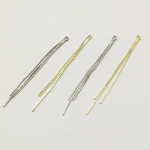 Ankomst 63x3mm 100st Claw Chains Copper Charm för handgjorda örhängen DIY som gör en del smyckesfyndkomponenter 240429