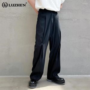 Męskie spodnie luzhen moda splatanie Projekt prosty elegancki elegancki luźne oryginalne spodnie liczebne 2024 Spring Korean LZ2870