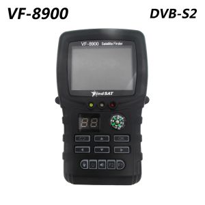 Finder VF8900 DVBS2 Satellite Finder 1000MA Bateria MPEG4 SAT Finder Meter 2,4 polegadas LCD HD Digital Satfinder vs Freesat V8 Finder