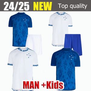 24-25 Camisa Cruzeiro Soccer Jerseys 100-årsjubileum Fotbollströjor 24/25 Pottker Dede R.Sobis Camiseta de Raposas Men Kid Jersey Football Shirt Training