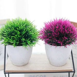 Flores secas Plantas artificiais Gream Gream Small Tree em vasos