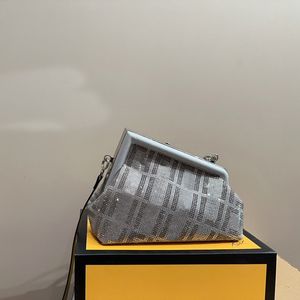 Water Diamond First Sgled Bag Fashion Женская сумочка сумки для ужина Классическая буква для женщин-дизайнерские сумочки CSD2404295-25