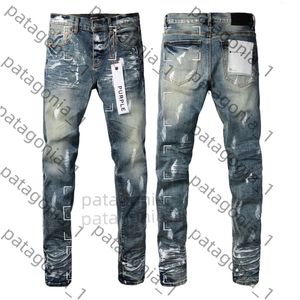 Purple Jeans Designe Men Pattern Padring Homens de marca roxa de alta qualidade com tag Summer Hight Hight Quality Borderyer Purple Brand Jeans Mens Troushers 9820