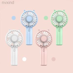 Electric Fans Handheld Fan Portable USB Rechargeable Desk Small Cooling Fan with Base Makeup Eyelash Mute Cooler Outdoor Fans Supplies d240429