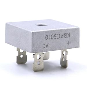 Новый 2024 2PCS KBPC5010 5010 50A 1000V Diode Bridge выпрямитель KBPC5010 для применения питания для KBPC5010 50A 1000V выпрямитель для