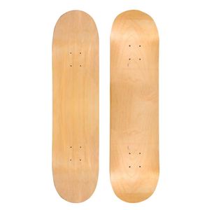 2018 New Arrival DIY Skateboard 318 Inch Blank Skateboard Deck Skate Boarddouble Concave Kick Decks Deskorolka Part SC1574823090