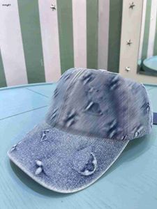 Brand Kids Designer Cappelli lavati in Denim Fabric Baby Sun Hat Times 3-12 anni Packaging Girls Boys Ball Cap 24pril di alta qualità