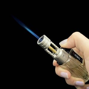 Handheld Spray Gun Torch Lighter Iatable Windproof Blue Flame Bbq Lighter