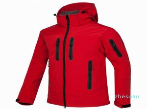 new Men HELLY Jacket Winter Hooded Softshell for Windproof and Waterproof Soft Coat Shell Jacket HANSEN Jackets Coats 1837 RED2759946