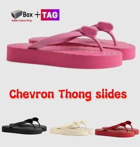 Med Box Slippers Chevron Thong Slides Flip Flops Harts Signature Platform Sandaler Shoes Ladies Beach Slide Women Flat Sumpar Sum3466039