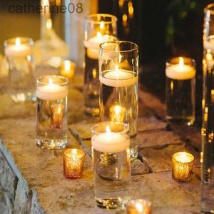 GON9 Candles 10pcs floating candles red smokeless paraffin burning candles used for decorating dining tables weddings and anniversaries d240429