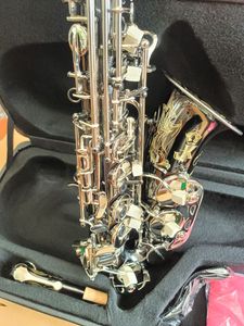 Top Alto Sax Germany JK SX90R Keilwerth Saksofon Saksofon Czarny Nickel Srebrny Stop Mosiężne Mastical High Quality Case With Akcesoria