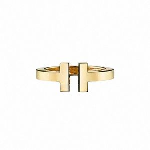 Designer Classic Open Double T Ring Pau