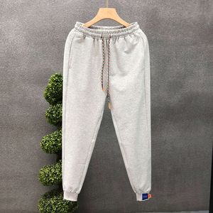 Design Inspired Men's Pants, Spring and Summer New Trendy Brand, Handsome and Casual Cropped Pants, Men's Trendy Sports Leggings