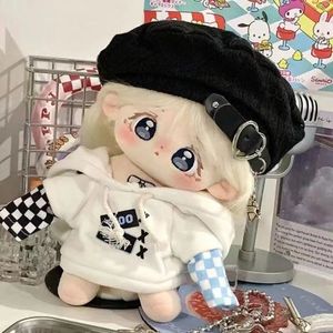 Série de bonecas de algodão Kawaii Gift Xiaoxiao 8 polegadas 20 cm de luxuos fofos boneca de pelúcia de anime macio com brinquedos de roupa 240416