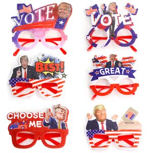 2024 cross-border New US presidential election decoration Trump glasses trump election campaign cheering props